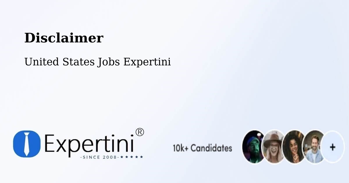 Disclaimer – Struthers - United States Jobs Expertini